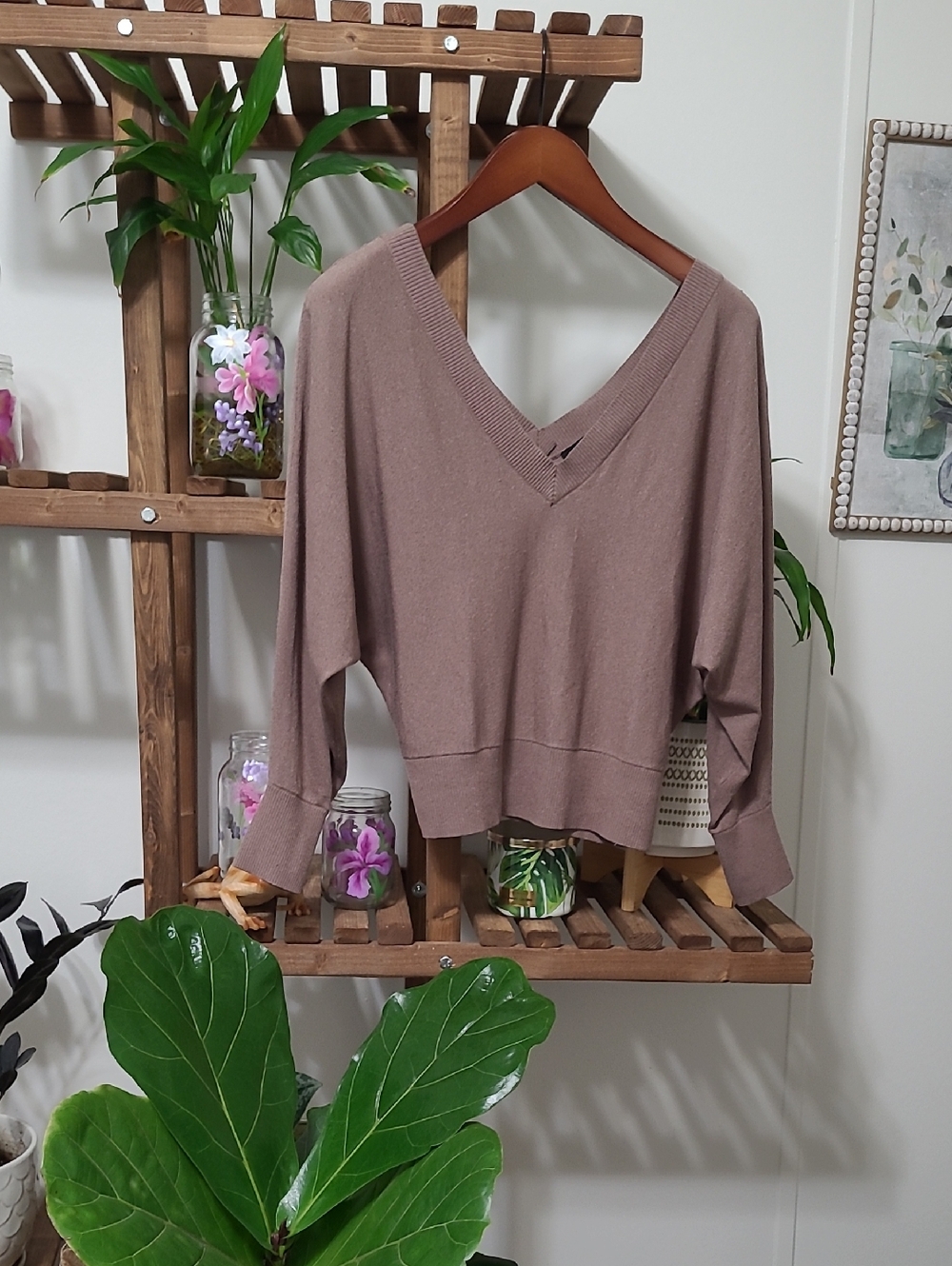 Lightweight Rich Mocha/Light Brown Express Top